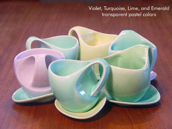 Colored Glaze Lux-Delux Ultimate Coffee Cups