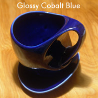 Glossy Cobalt Blue Coffee Mug modern design