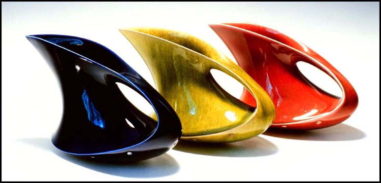 Modern Design Porcelain by David Pier, Pottery of the Future Available Today